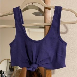 Free People Movement Crop Top Tie Bra